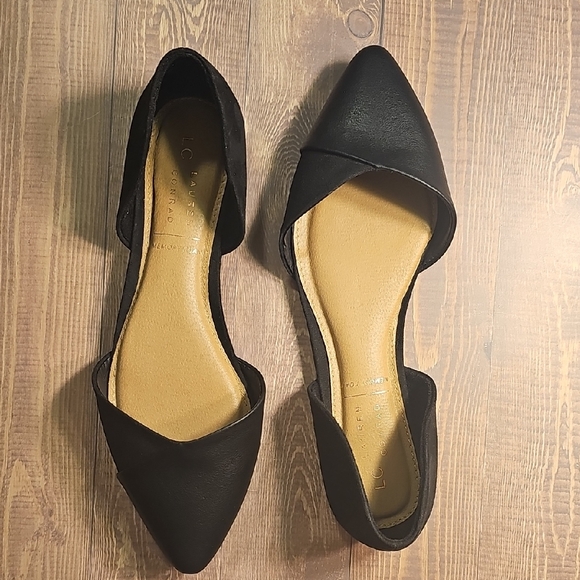 LC Lauren Conrad Women's Black Flats - Picture 1 of 8